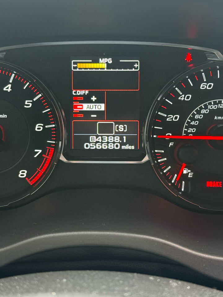 Subaru WRX STI Limited Manual w/Wing Spoiler 2018