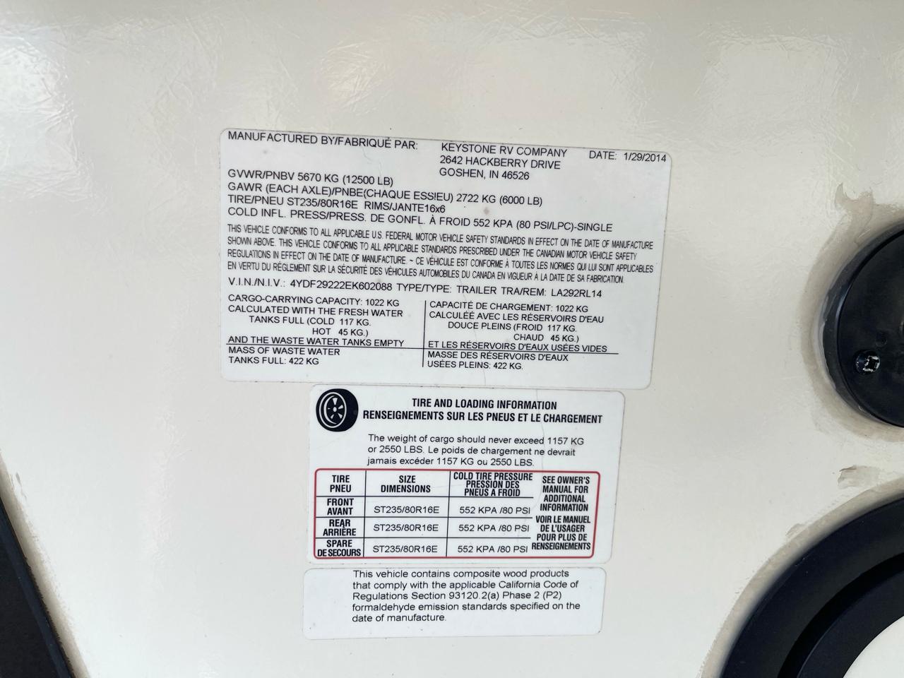 Keystone RV Laredo  2014
