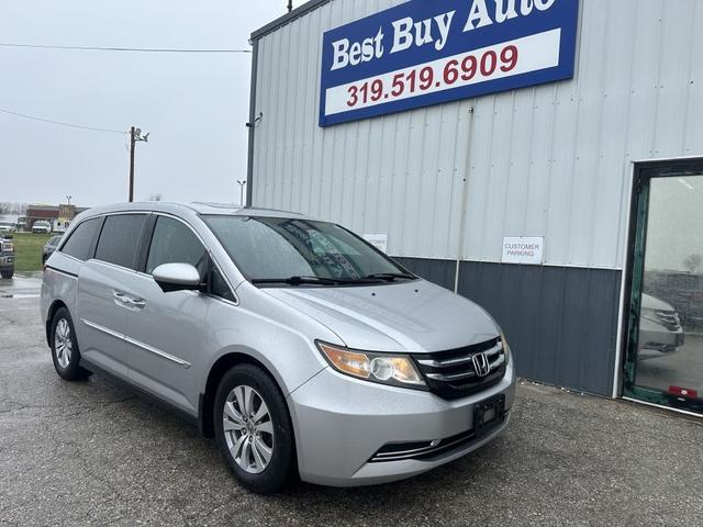 Silver 2014 Honda Odyssey EX-L FWD Minivan Front-Wheel Drive Automatic