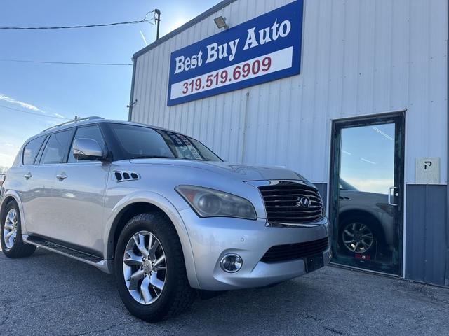 Silver 2011 INFINITI QX56 4WD SUV / Crossover Four-Wheel Drive Automatic
