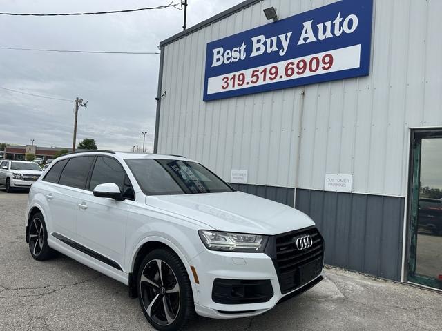 White 2019 Audi Q7 55 TFSI quattro Prestige SUV / Crossover All-Wheel Drive Automatic