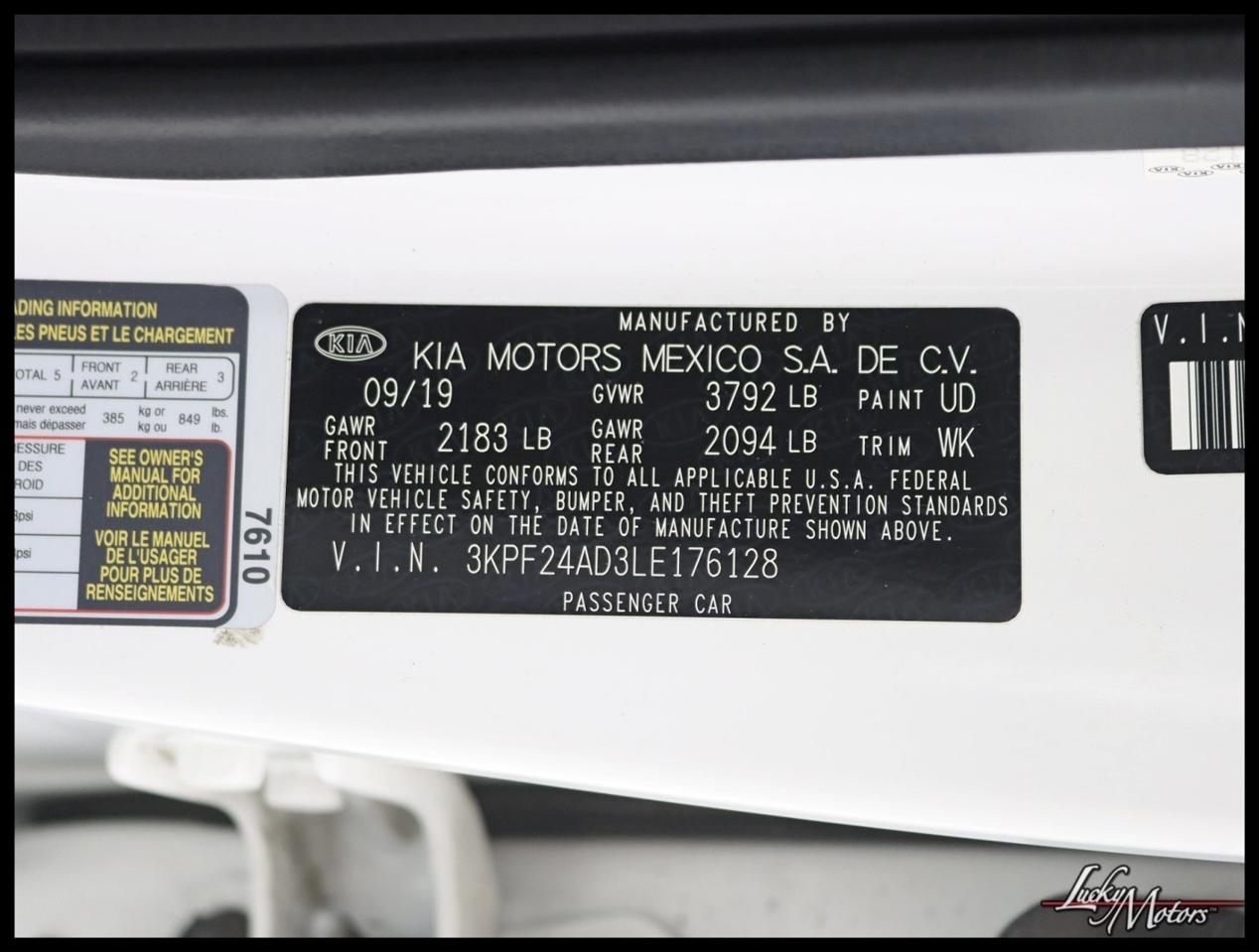Kia Forte FE 2020
