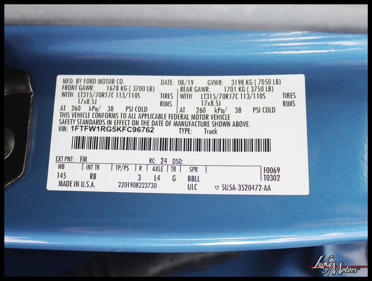 Ford F-150 Raptor SuperCrew 4WD 2019 Ford F-150 Raptor SuperCrew 4WD 2019