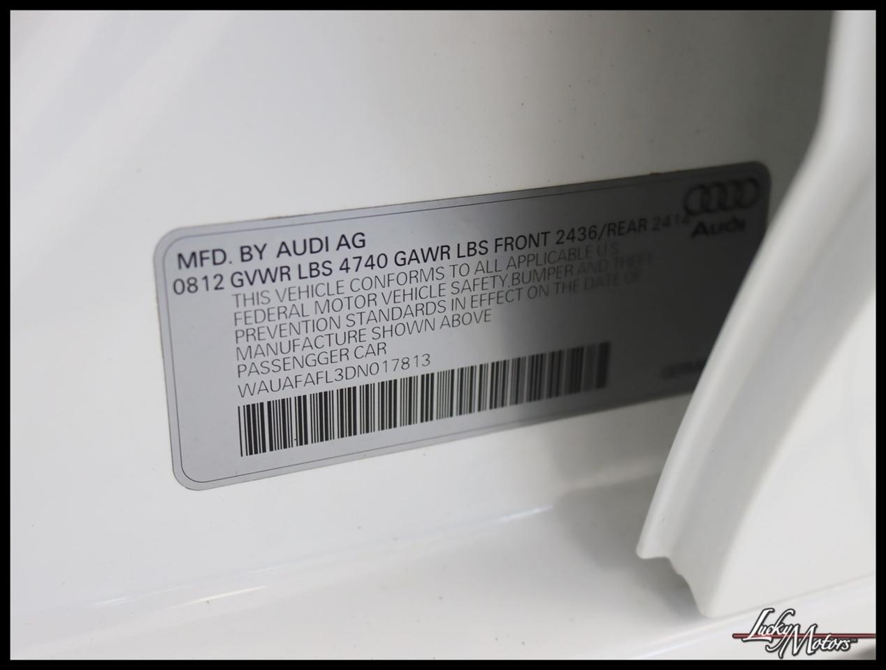 Audi A4 2.0 T Sedan FrontTrak Multitronic 2013