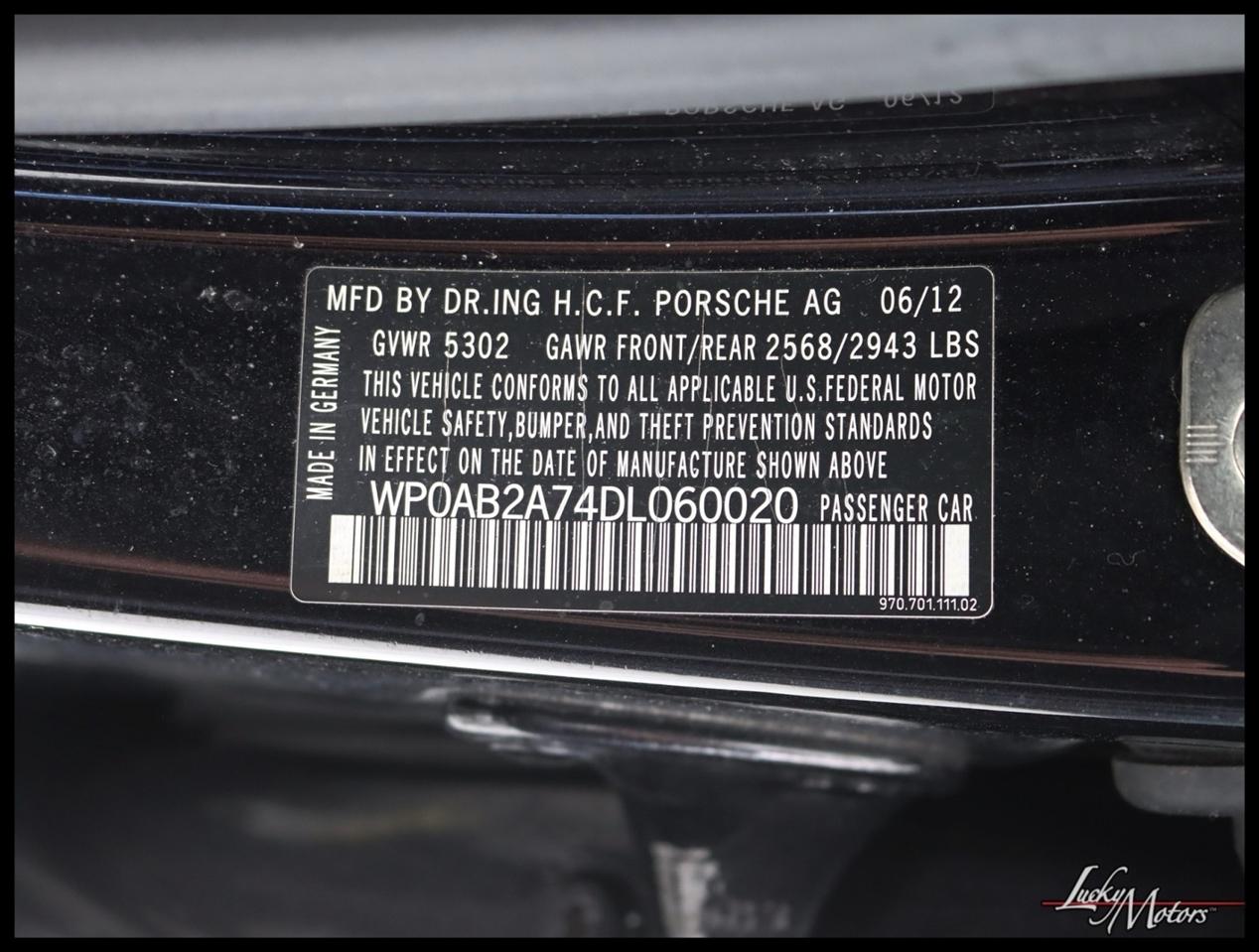 Porsche Panamera 4dr HB S 2013