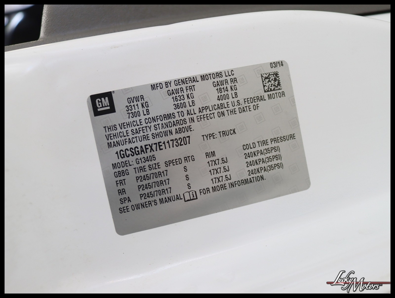 Chevrolet Express 1500 Cargo 2014