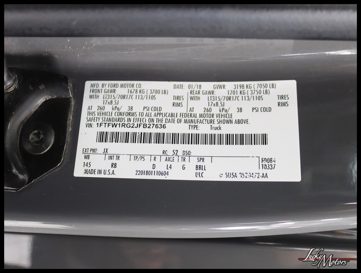 Ford F-150 Raptor SuperCrew 4WD 2018