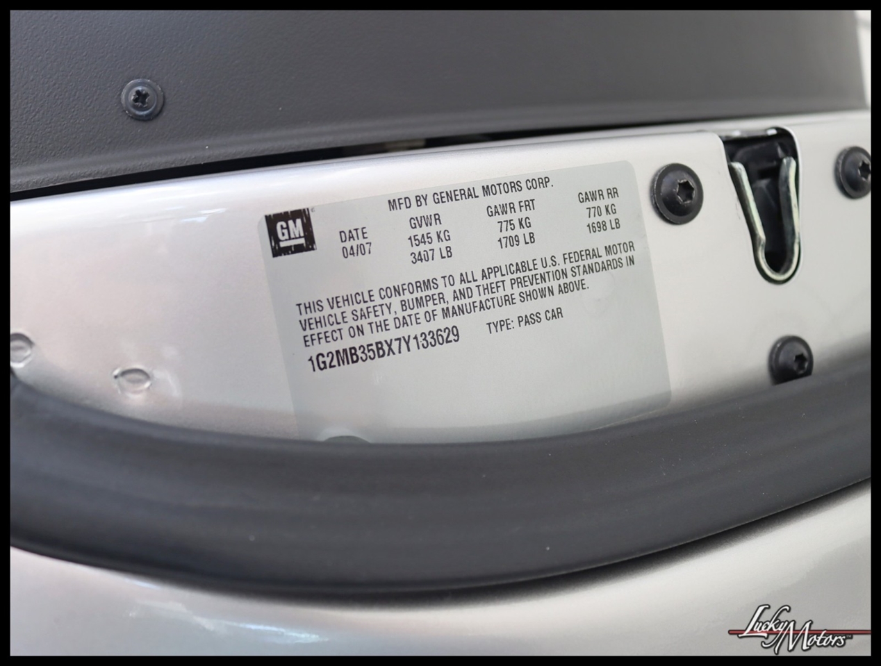 Pontiac Solstice Base 2007