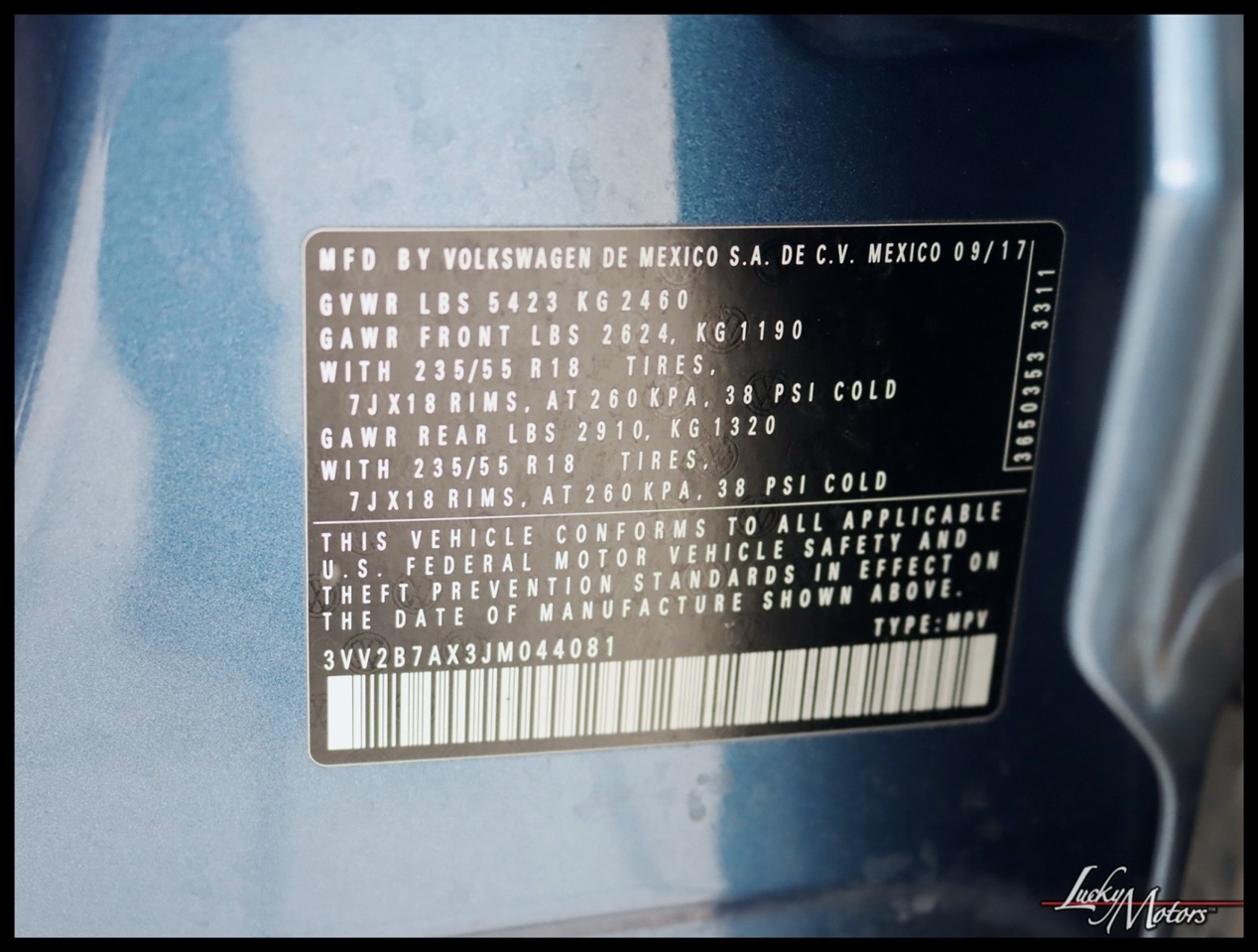 Volkswagen Tiguan SEL 4Motion AWD 2018