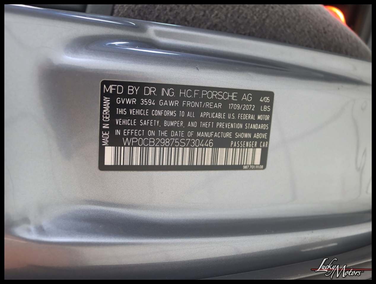 Porsche Boxster S 2005