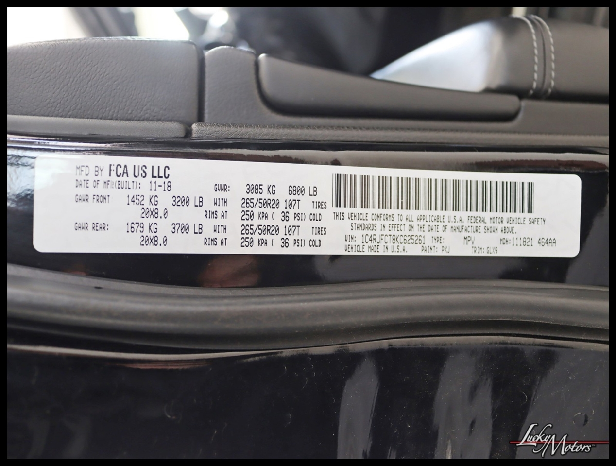 Jeep Grand Cherokee Overland 4WD 2019