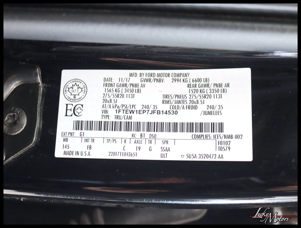 Ford F-150 XLT SuperCrew 5.5-ft. Bed 4WD 2018