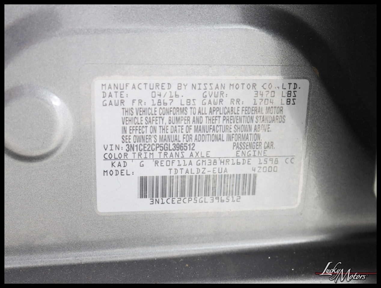 Nissan Versa Note SV 2016