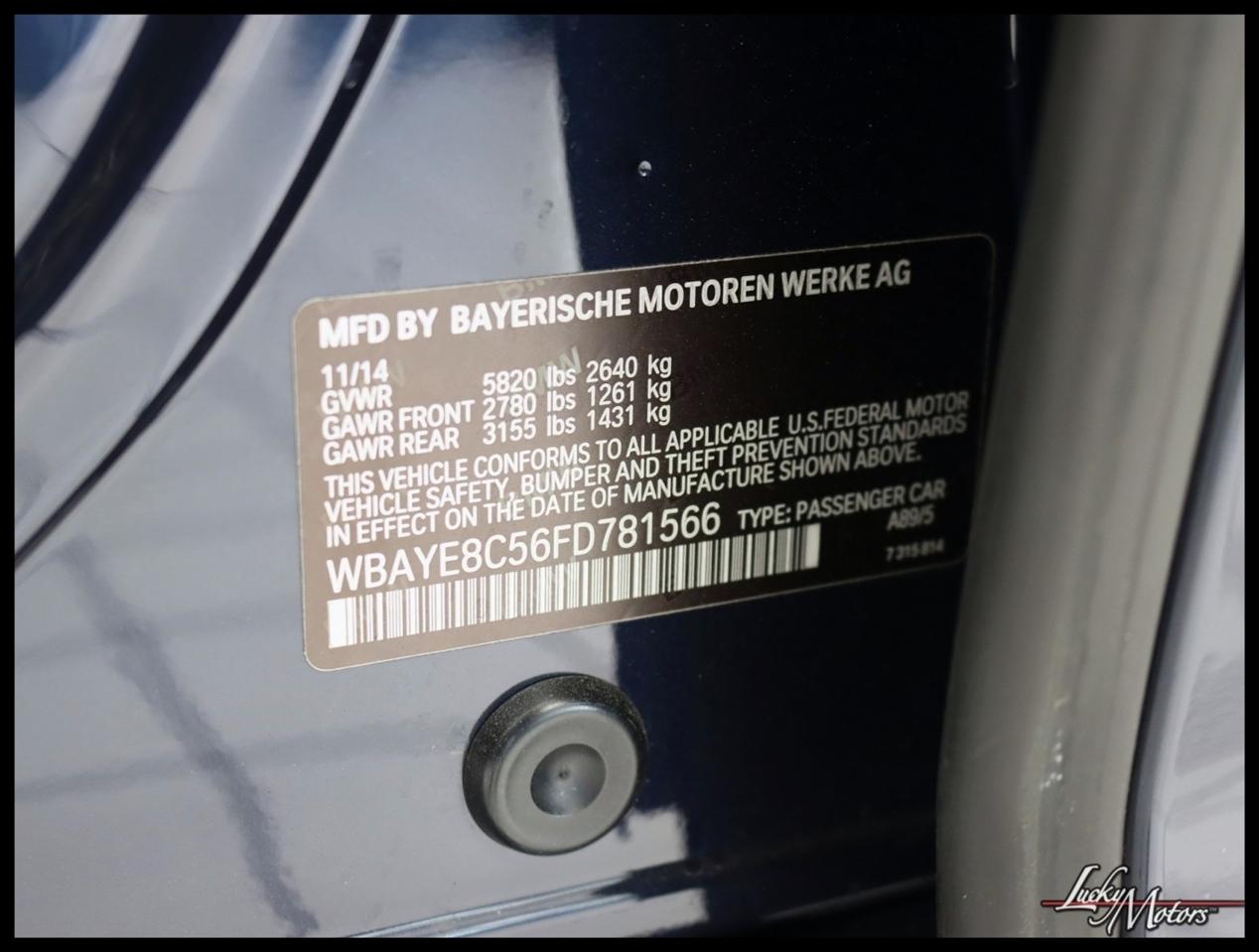 BMW 7-Series 750Li 2015