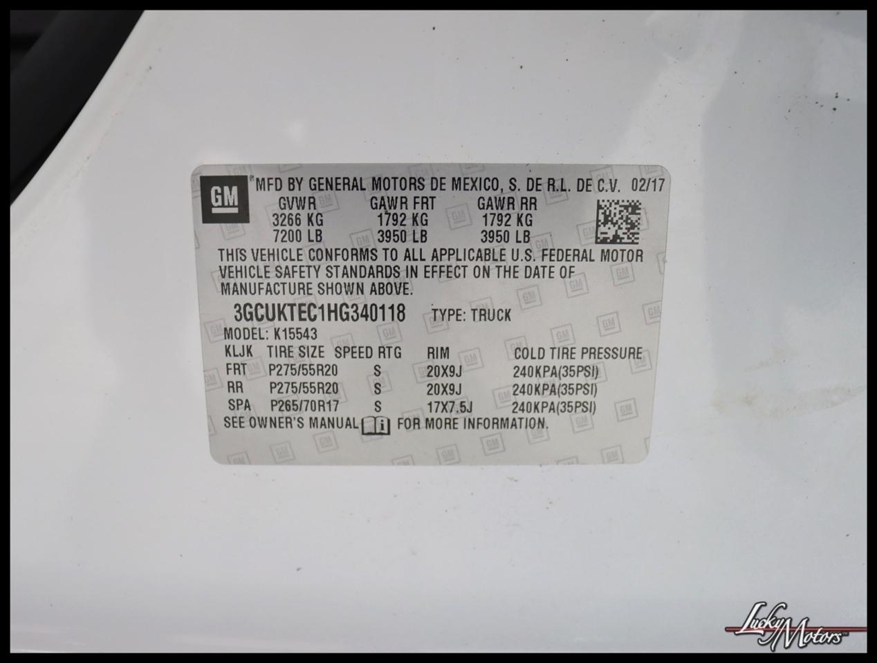 Chevrolet Silverado 1500 High Country Crew Cab Long Box 4WD 2017