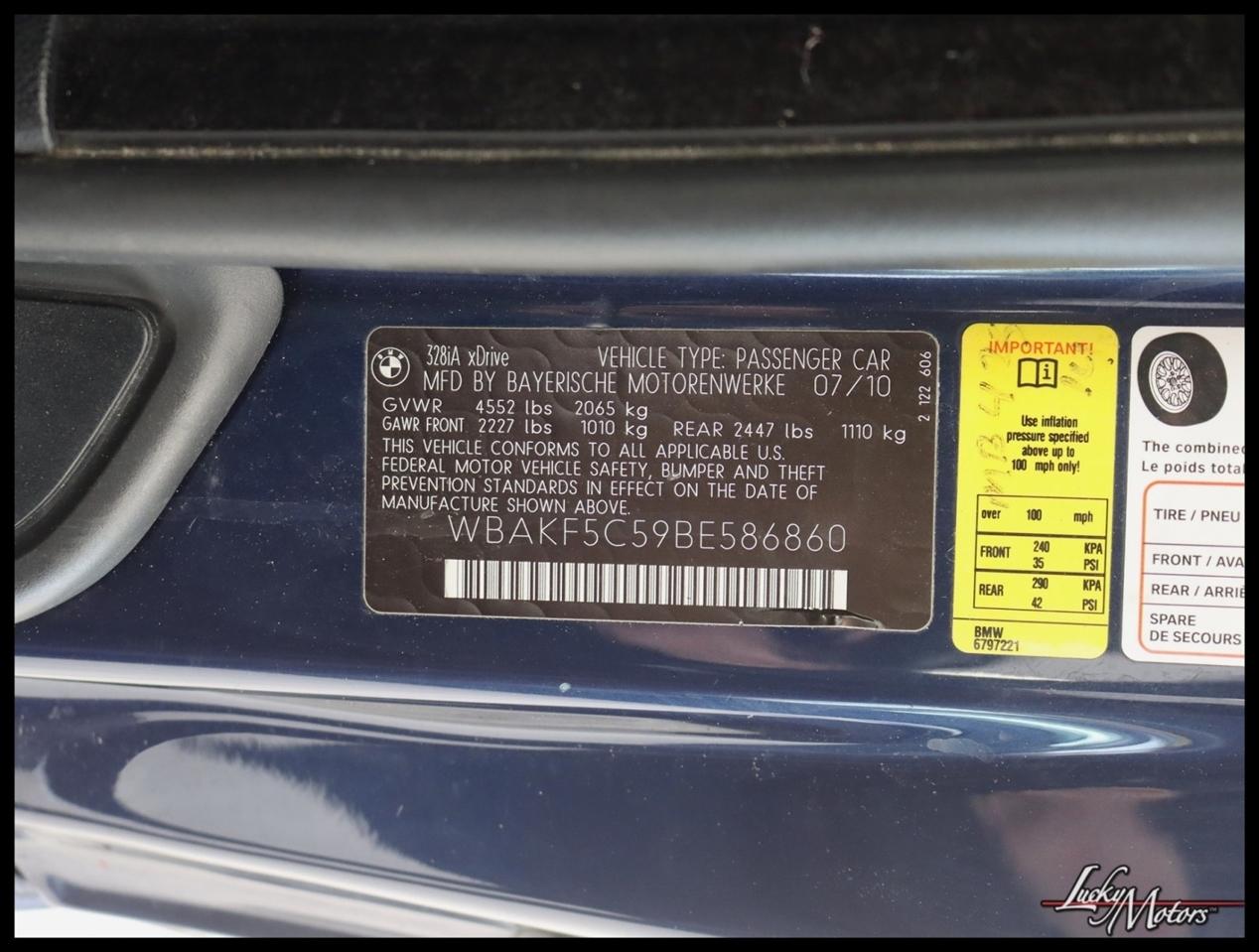 BMW 3-Series 328i xDrive Coupe - SULEV 2011