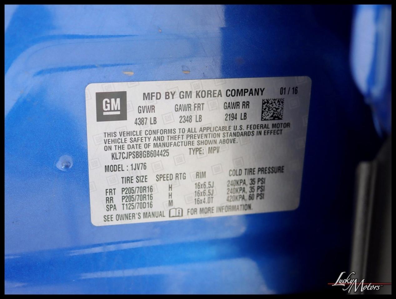 Chevrolet Trax LT AWD 2016