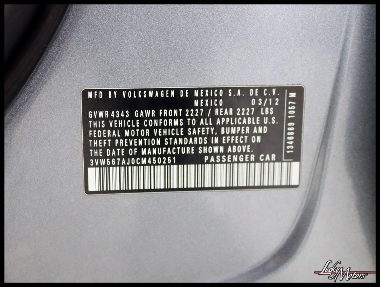 Volkswagen Jetta 2.0T GLI 2012