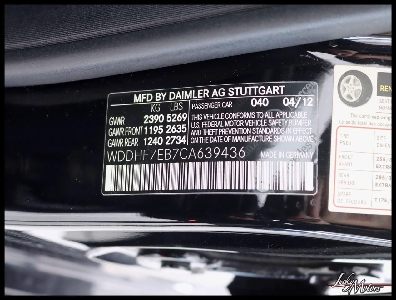 Mercedes-Benz E-Class E63 AMG Sedan 2012