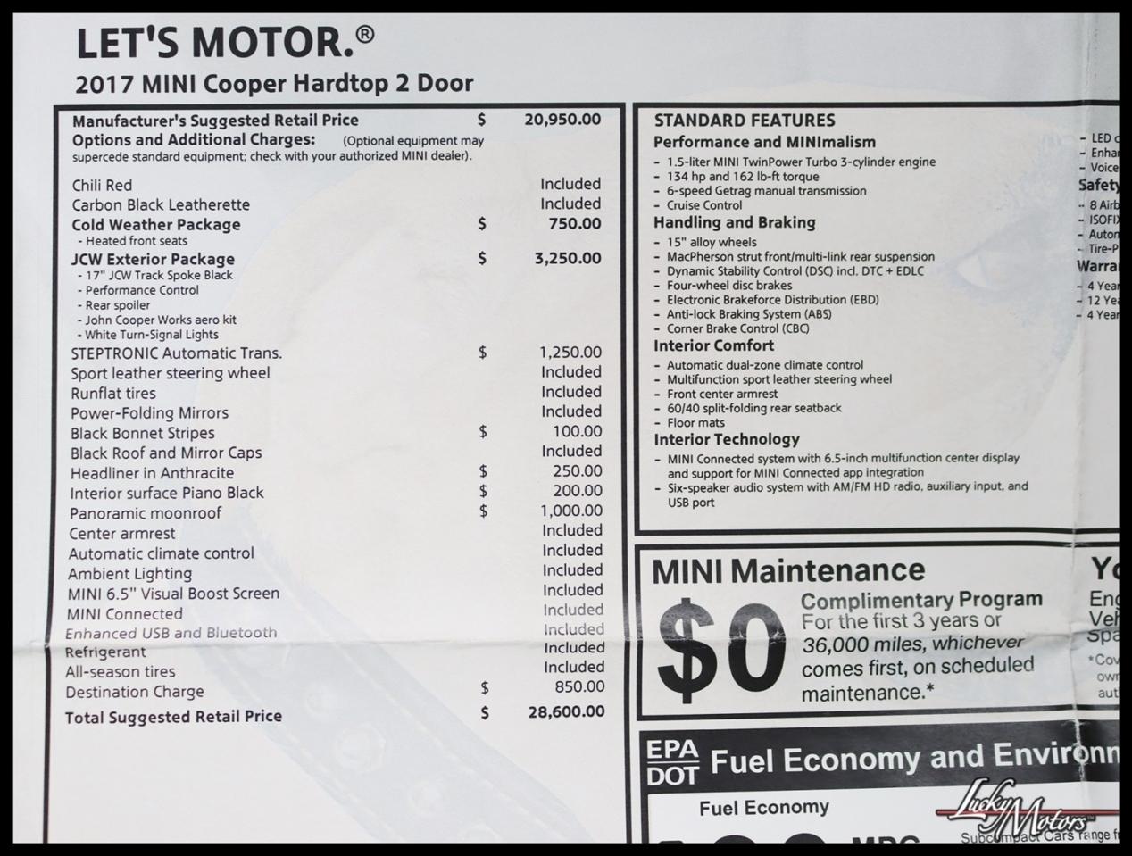 MINI Cooper Base 2D Hatchback 2017
