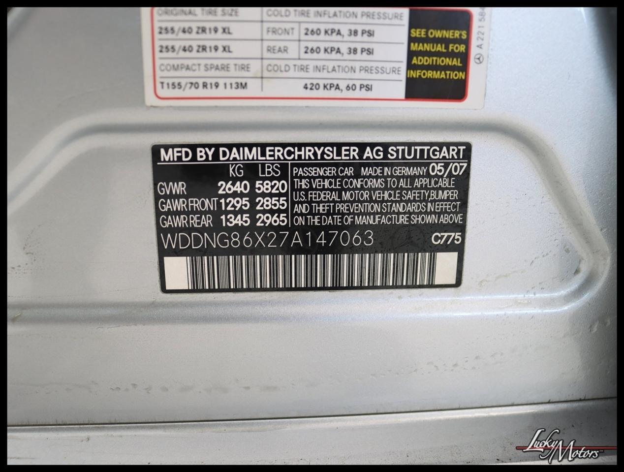 Mercedes-Benz S-Class S550 4MATIC 2007