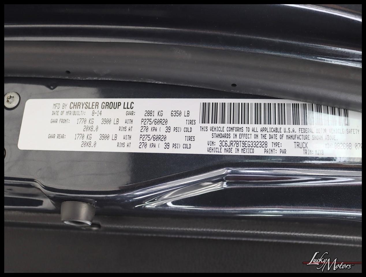 RAM 1500 SLT SWB 4WD 2014