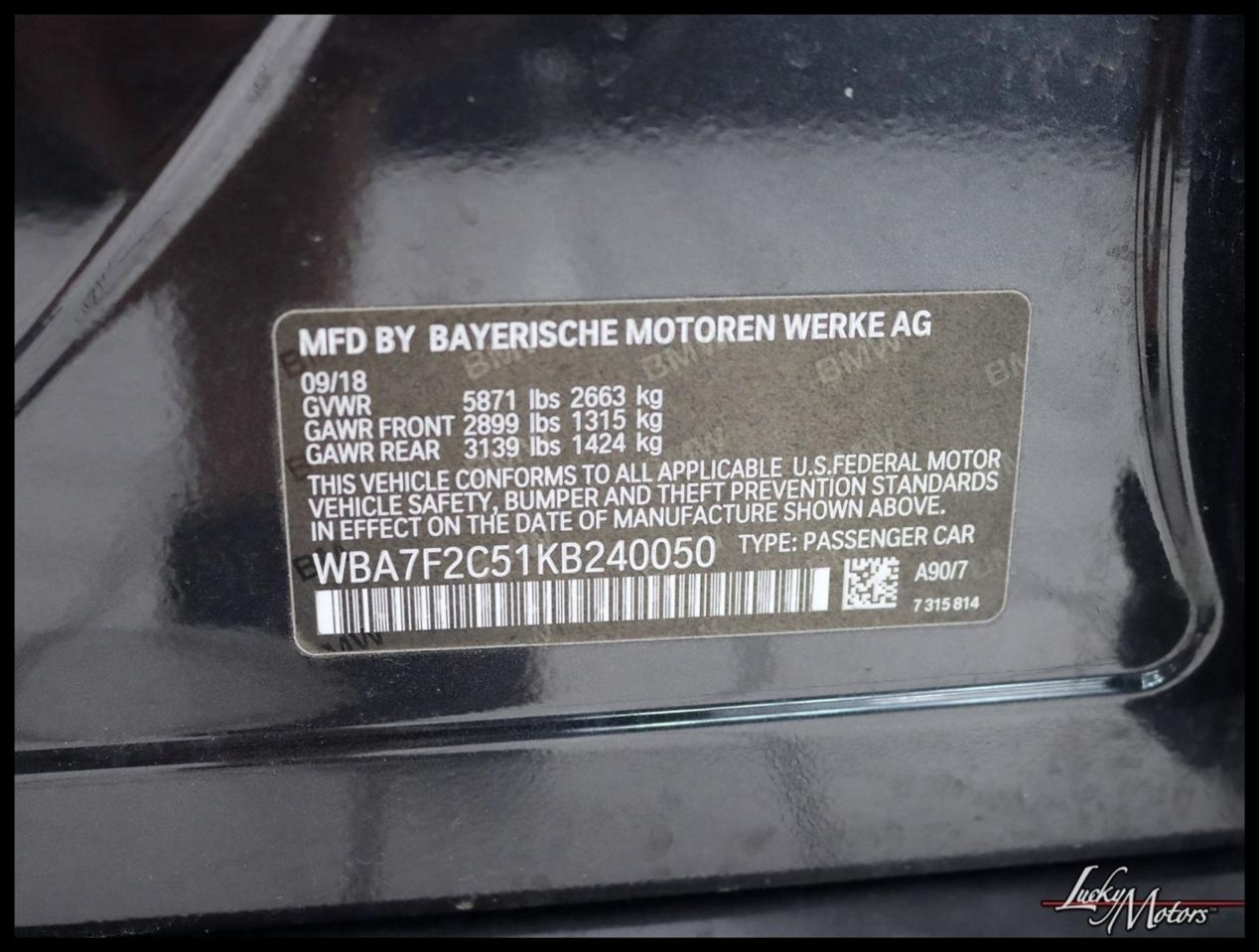 BMW 7-Series 750i xDrive 2019