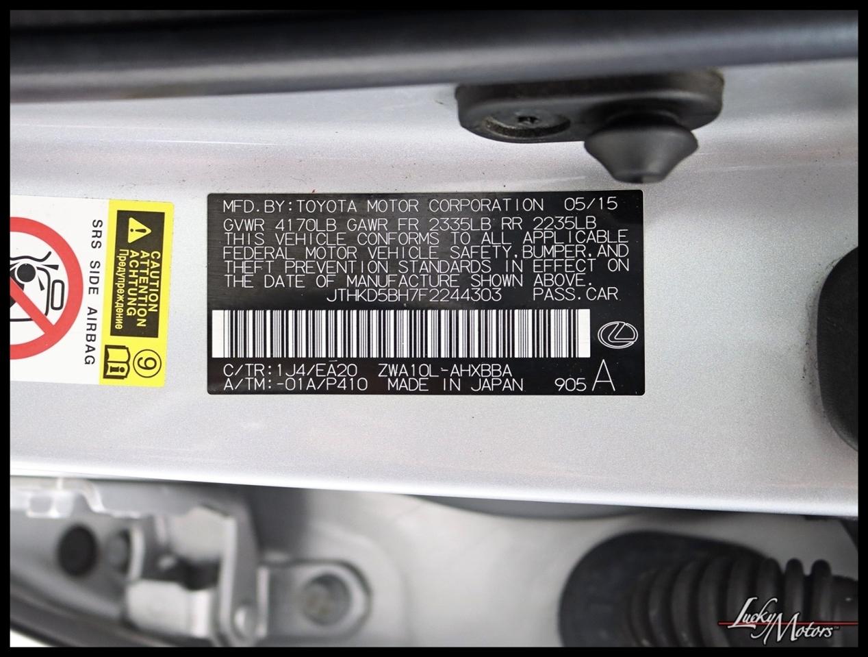 Lexus CT 200h Base 2015