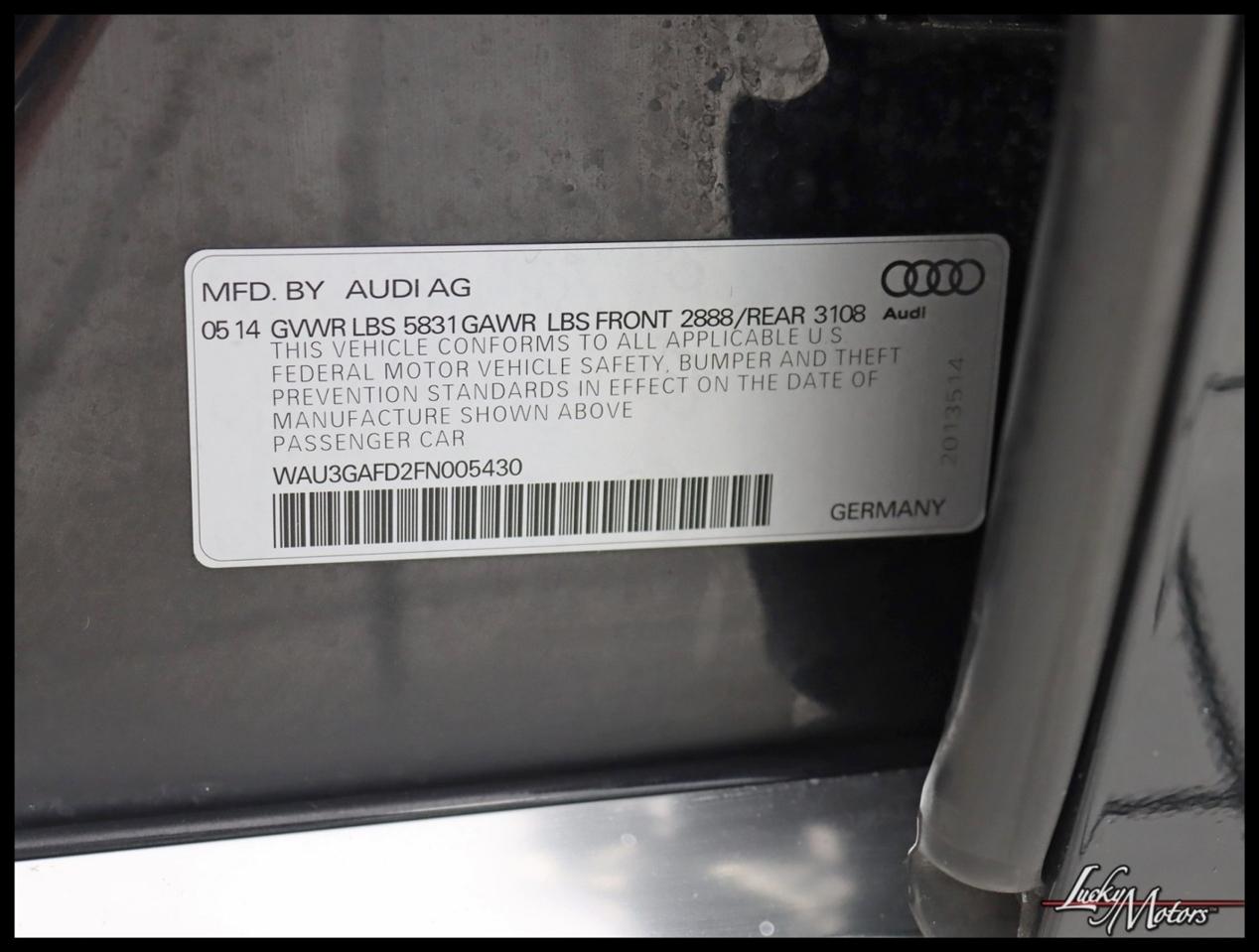 Audi A8 3.0T quattro 2015