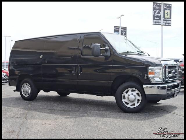 Black 2014 Ford E-Series E-150 Cargo Van Van Rear-Wheel Drive Automatic