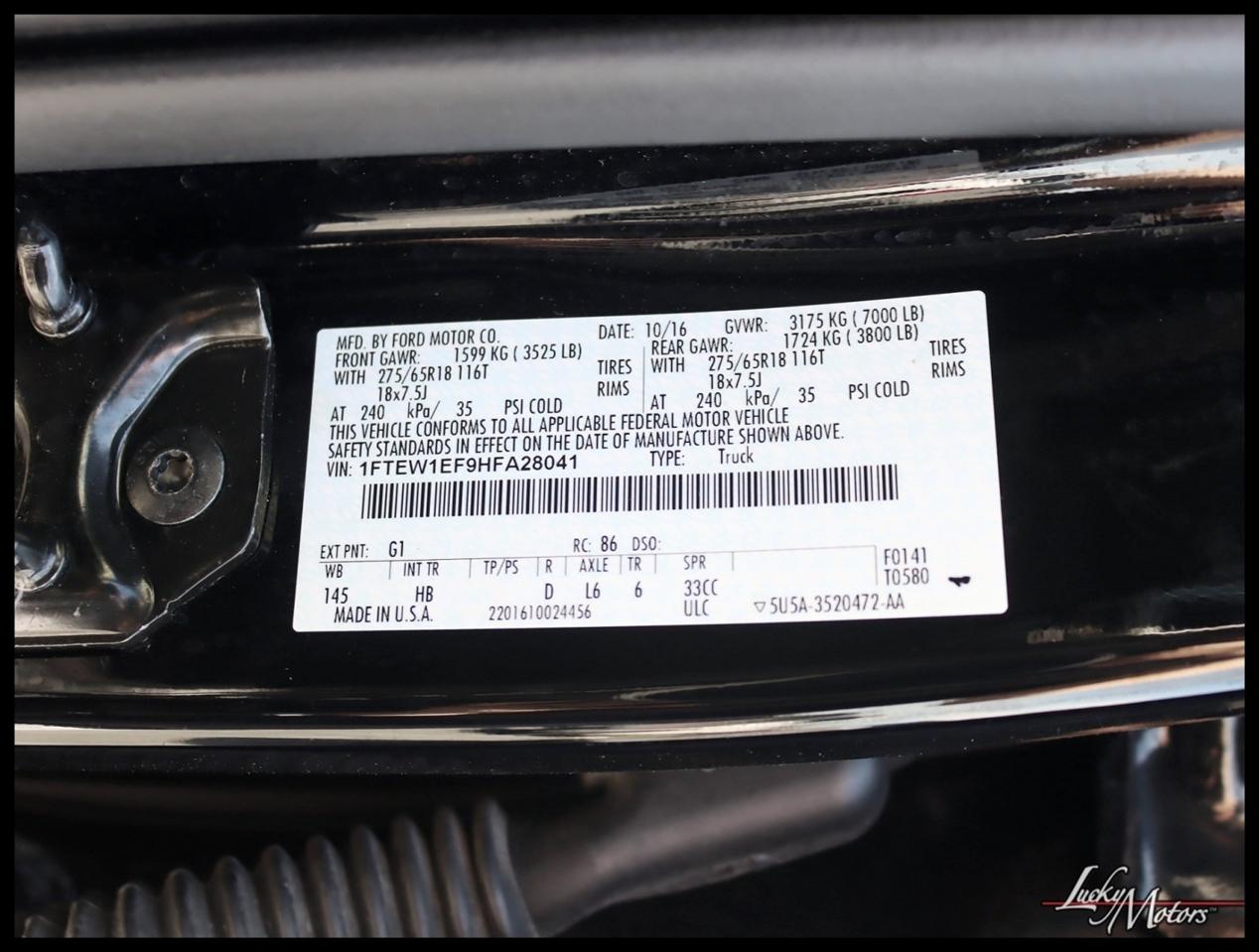 Ford F-150 Lariat SuperCrew 5.5-ft. Bed 4WD 2017