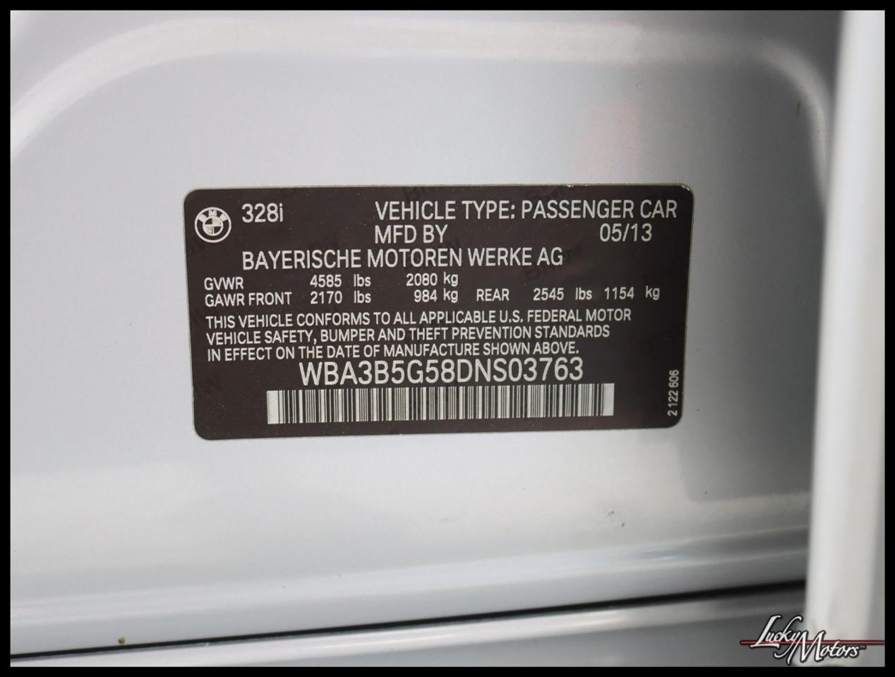 BMW 3-Series 328i xDrive Sedan 2013