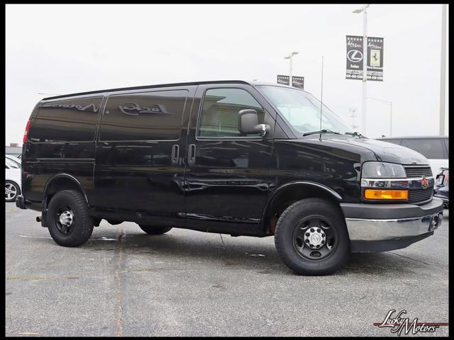 Black 2019 Chevrolet Express Cargo Van Rear-Wheel Drive Automatic