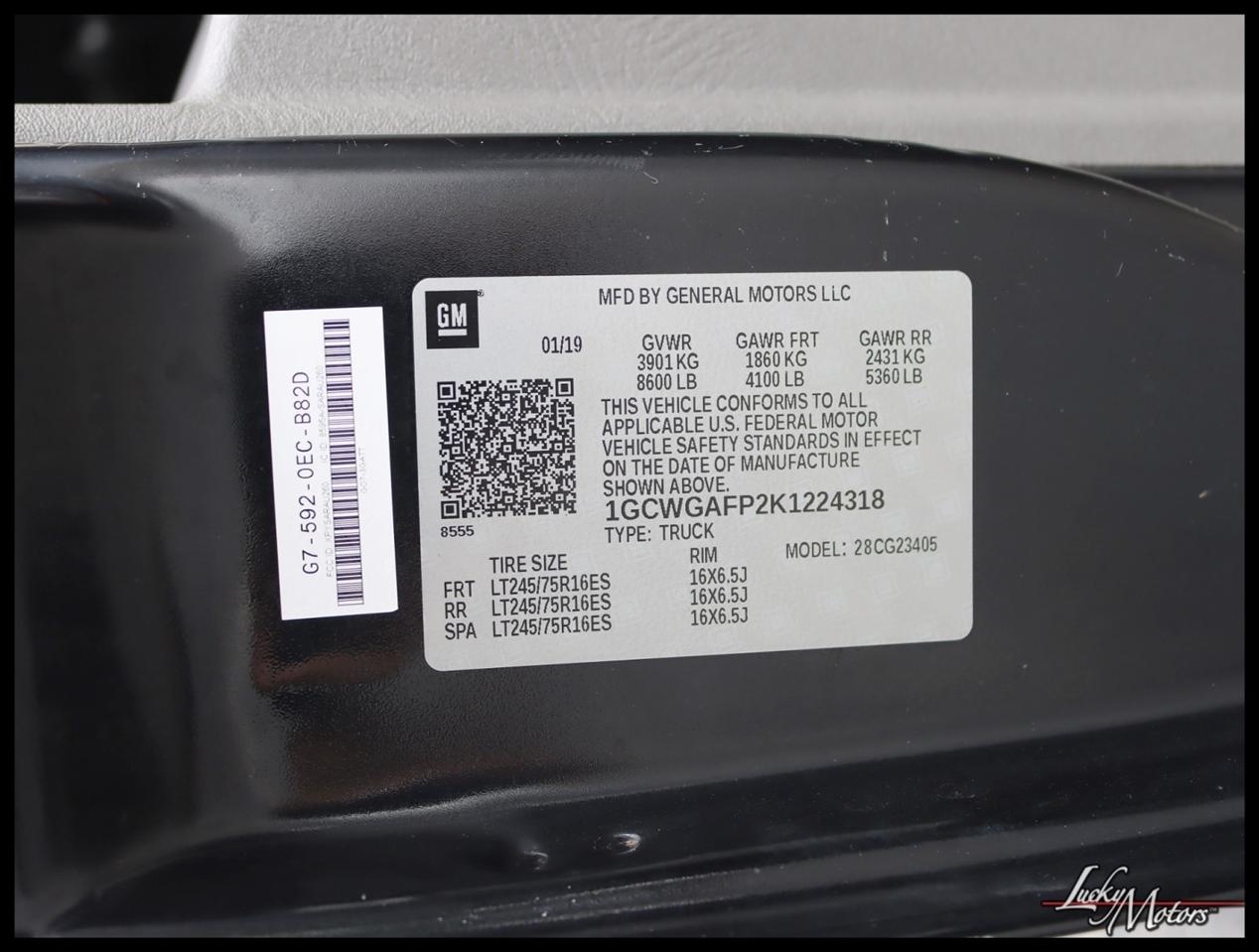 Chevrolet Express 2500 Cargo 2019