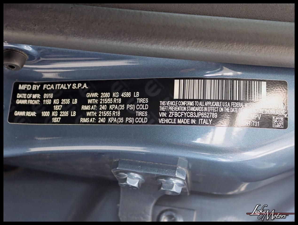 Fiat 500x Lounge AWD 2018