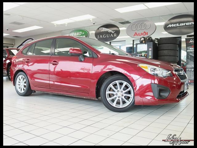 Venetian Red Pearl 2013 Subaru Impreza Hatchback All-Wheel Drive Automatic