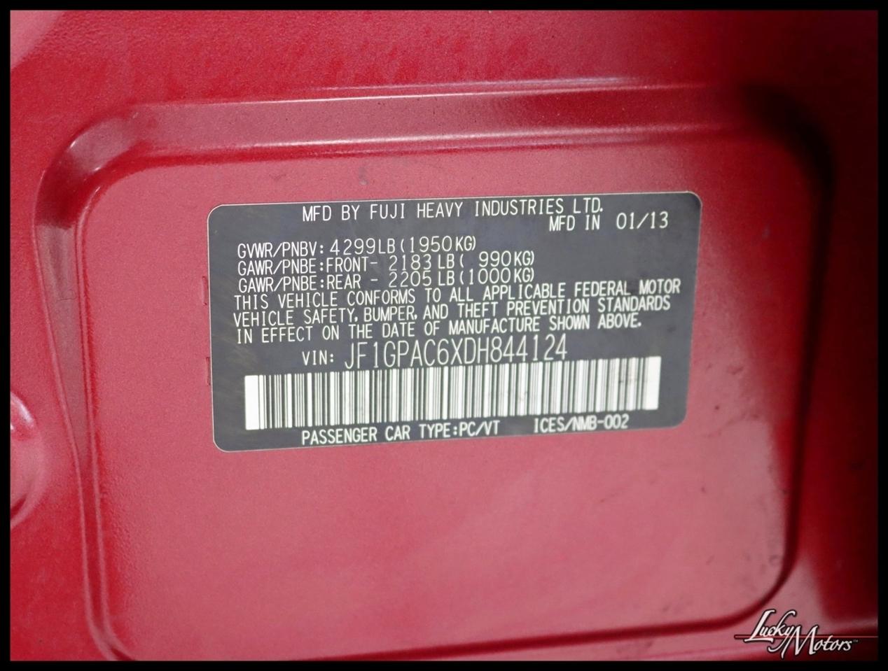 Subaru Impreza 2.0i Premium 5-Door w/All Weather Package 2013