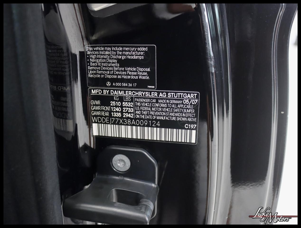Mercedes-Benz CL-Class CL63 AMG 2008