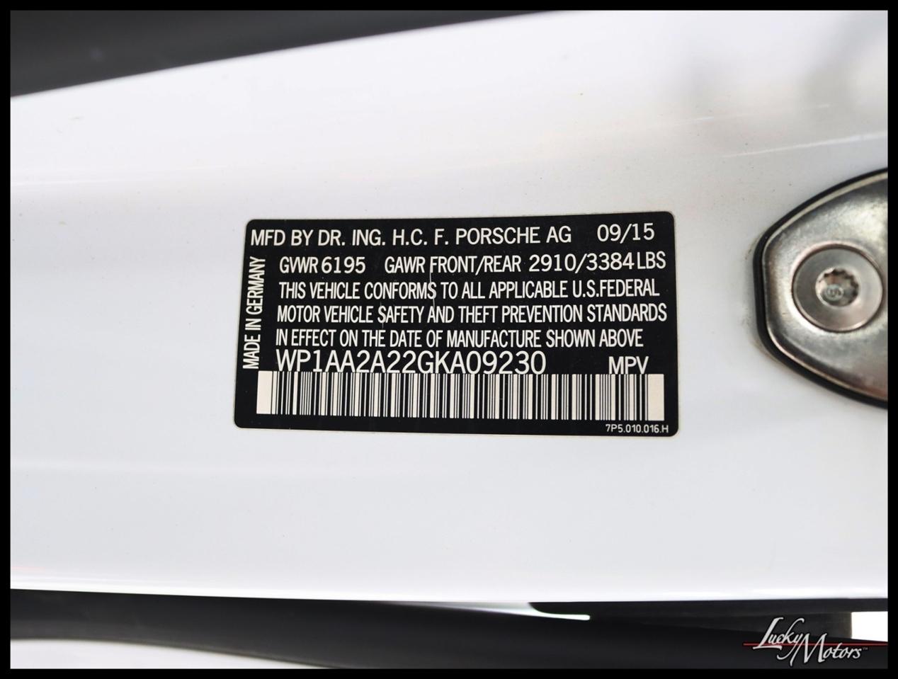 Porsche Cayenne Base 2016