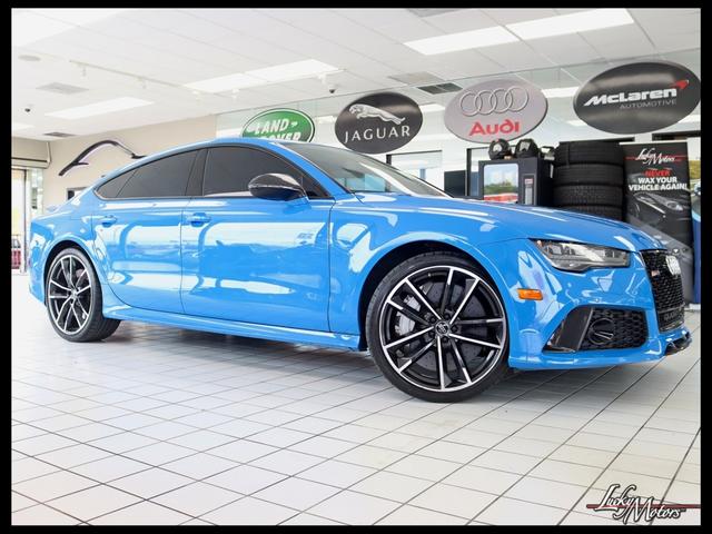 Ascari Blue Metallic 2018 Audi RS 7 Sedan All-Wheel Drive Automatic