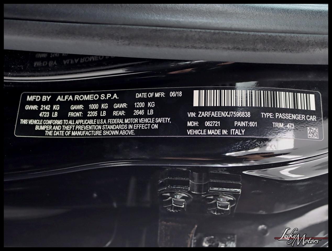 Alfa Romeo Giulia Ti AWD 2018