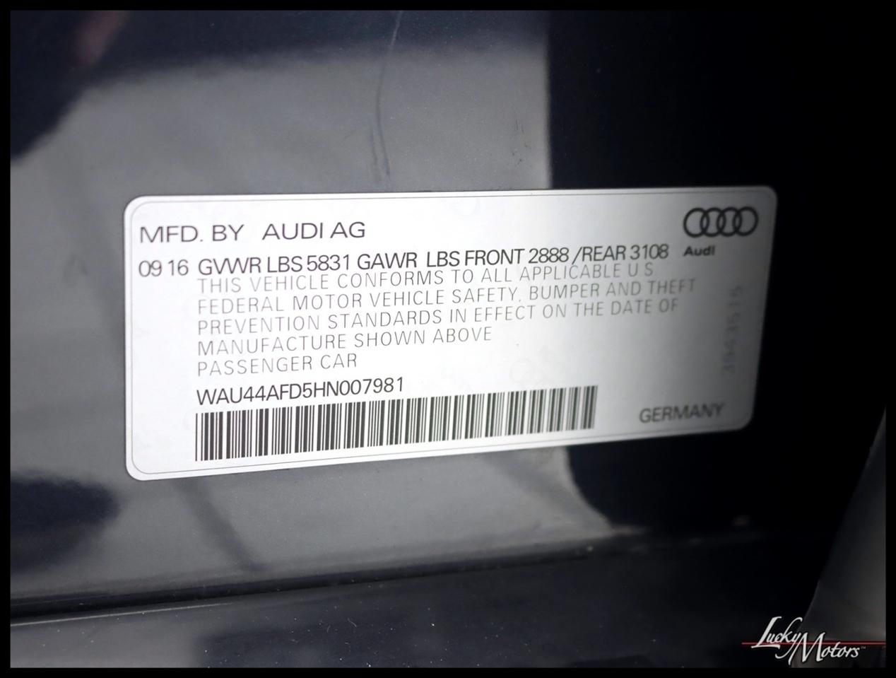 Audi A8 3.0T quattro 2017