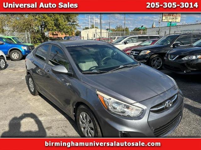 Gray 2017 Hyundai Accent SE Sedan FWD Sedan Front-Wheel Drive Automatic