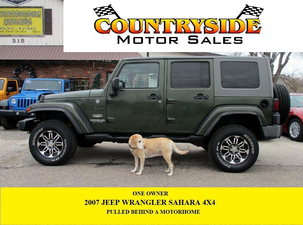 Used 2007 Jeep Wrangler SAHARA for Sale in South Haven MI 49090 Countryside  Motors