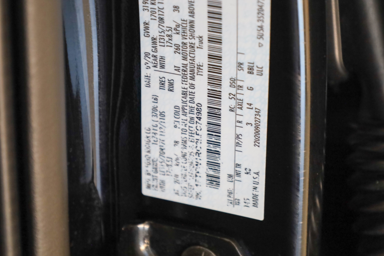 Ford F-150 Raptor 4WD SuperCrew 5.5' Box 2020