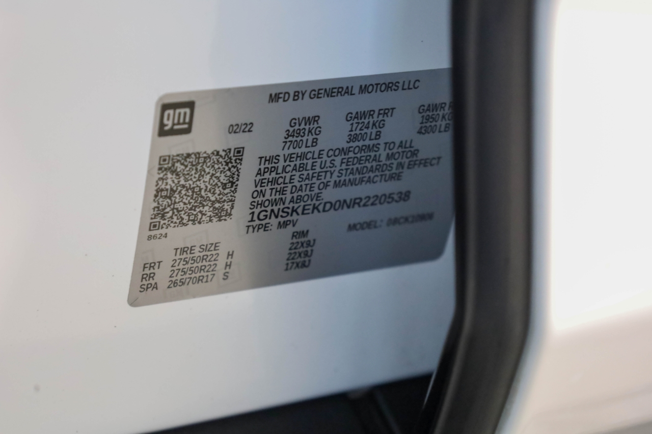 Chevrolet Suburban 4WD 4dr RST 2022