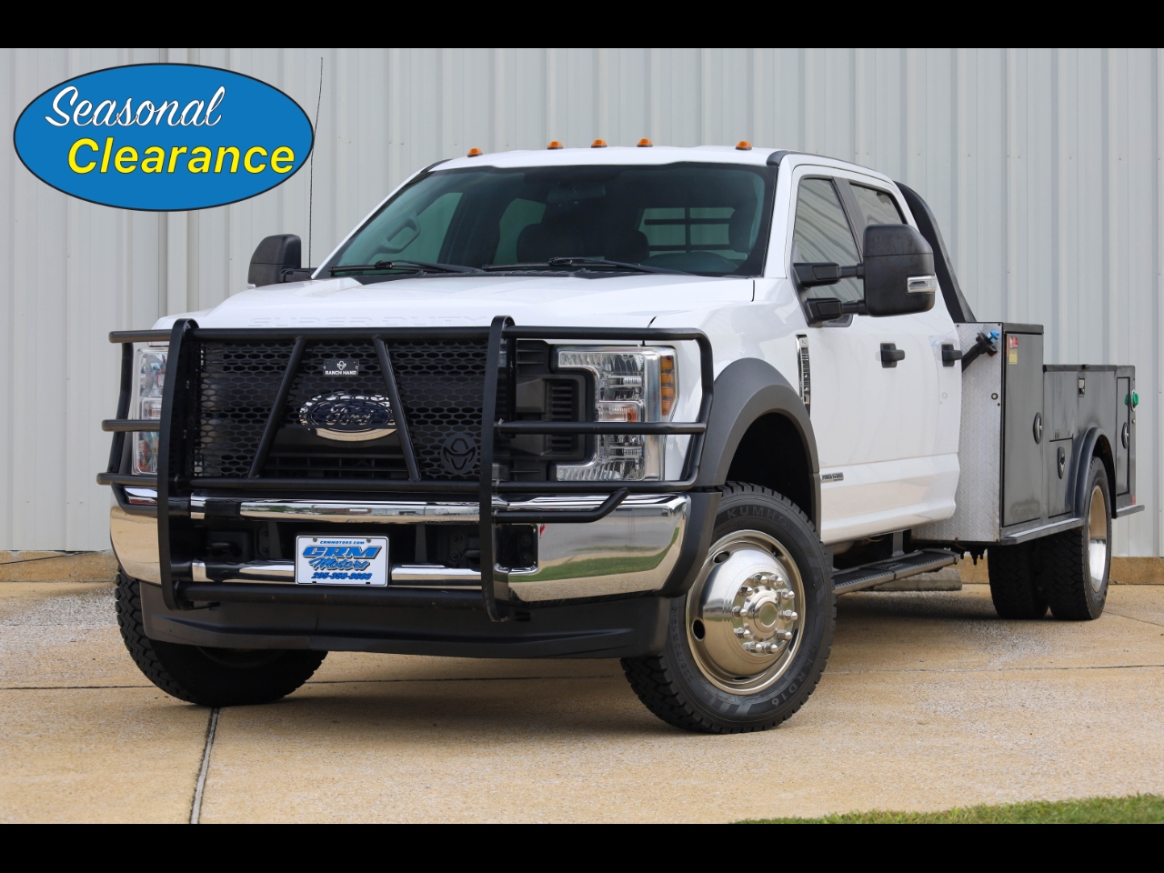 2018 Ford Super Duty F-550 DRW XL 4WD Crew Cab 179" WB 60" CA