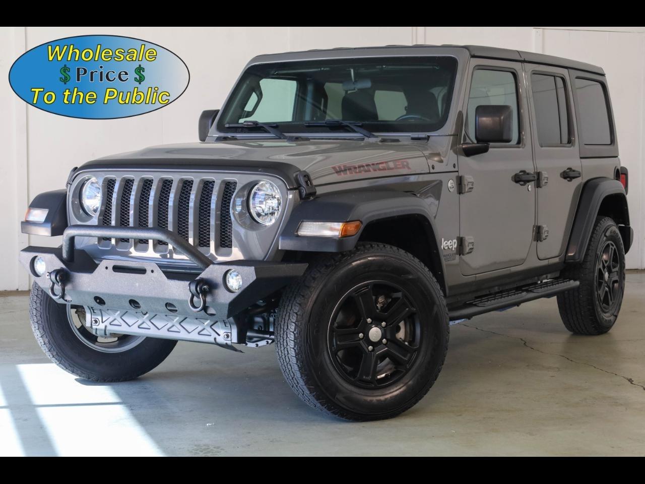 2019 Jeep Wrangler Unlimited Sport S 4x4