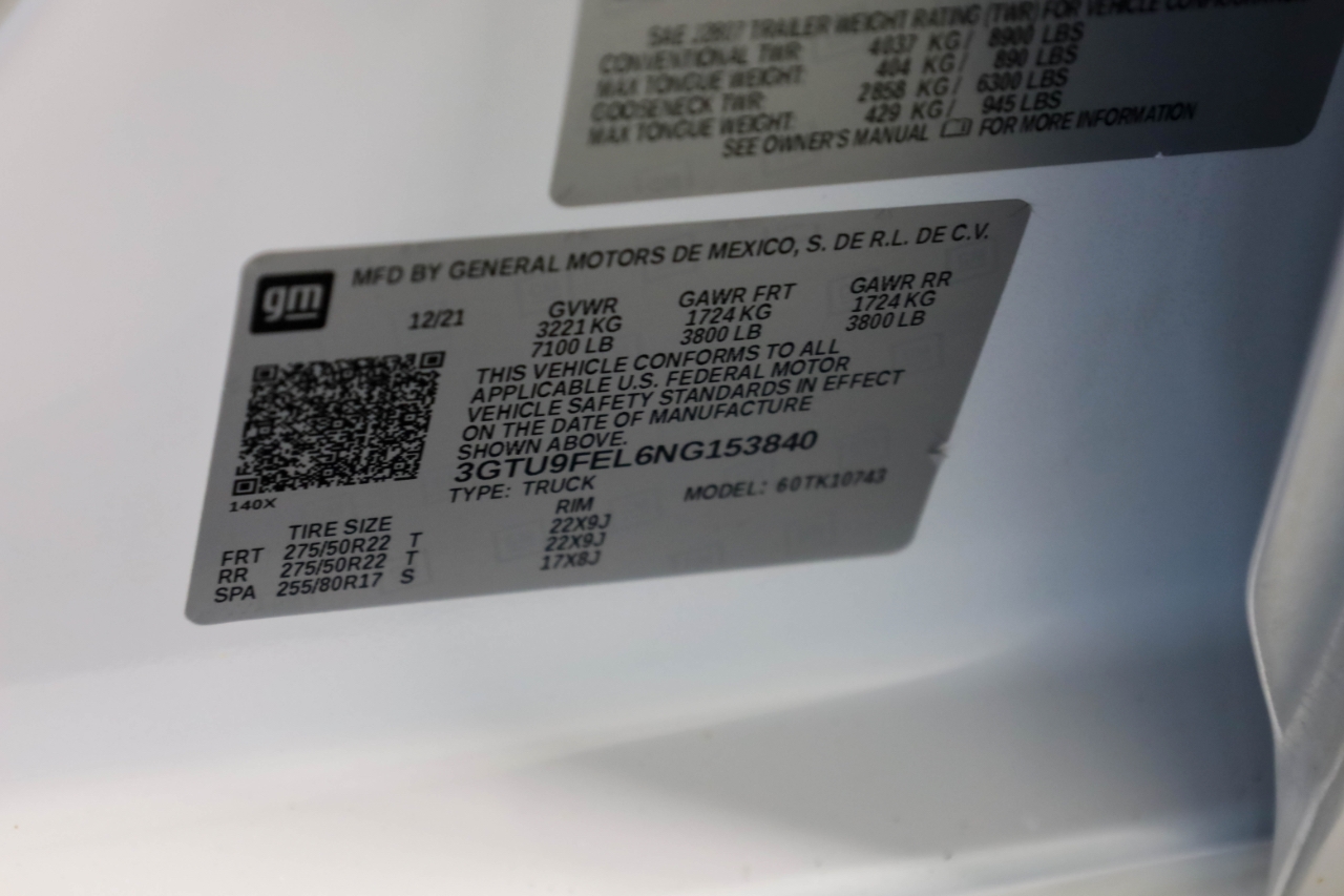 GMC Sierra 1500 Limited 4WD Crew Cab 157" Denali 2022 GMC Sierra 1500 Limited 4WD Crew Cab 157" Denali 2022