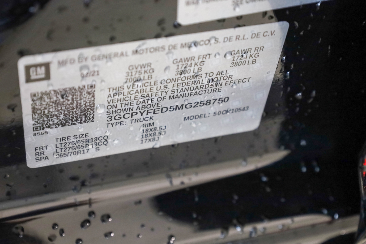 Chevrolet Silverado 1500 4WD Crew Cab 147" LT Trail Boss 2021